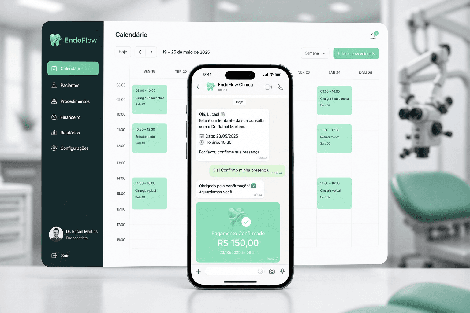 EndoGo AI Scheduler Mockup